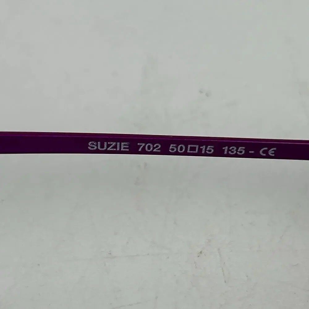 Lafont Issy & LA Suzie 702 Pink Purple Eyeglasses Frames 50-15-135 France Women‎